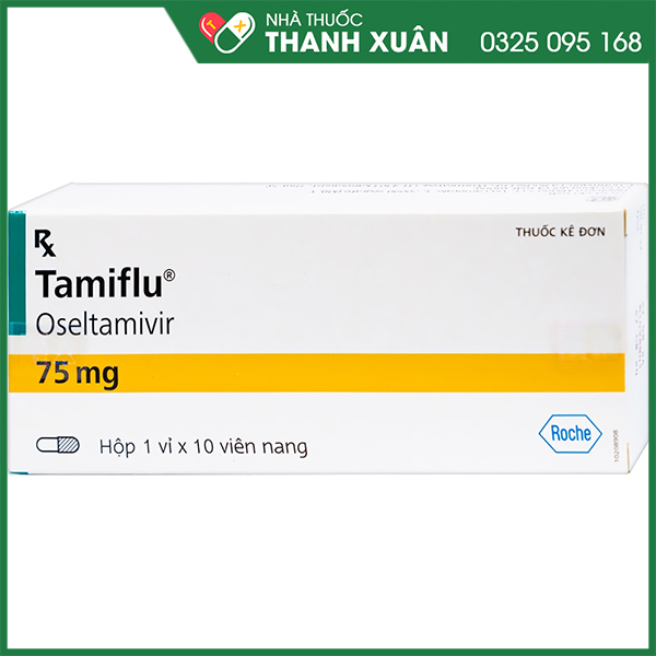 Tamiflu 75mg phòng và trị cúm do virus